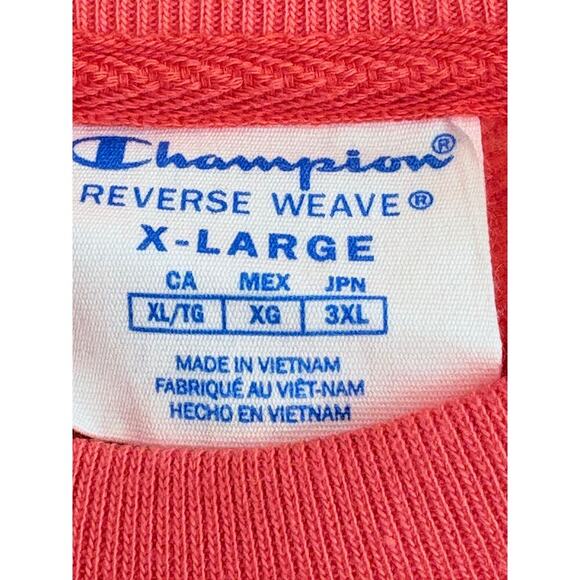 Champion Reverse Weave Crew, All Over Logo Giant Script - Picture 6 of 8